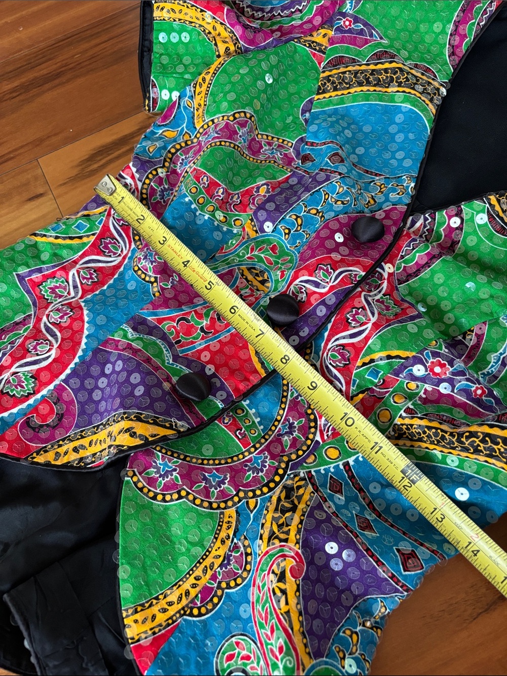 Vintage sequined jacket - Picture 7 of 12